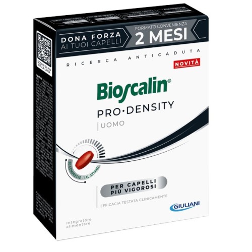  Bioscalin Pro Density - Integratore alimentare per contrastare il diradamento negli uomini - Formato 60 compresse - Parafarmacia Mostacciano