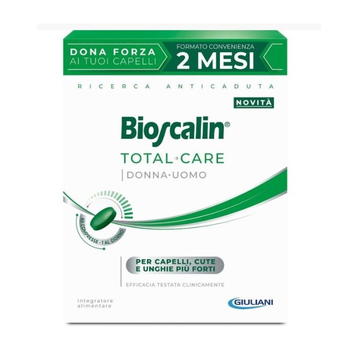 Bioscalin Total Care – Integratore per Capelli, Pelle e Unghie (60 compresse) - Parafarmacia Mostacciano