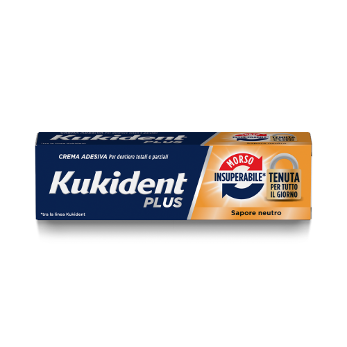 Kukident plus doppia azione 40 gr - Parafarmacia Mostacciano