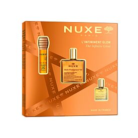 Nuxe set Glow: HP Or 50ml + Reve de Miel Olio per labbra 10ml + HP 10ml - Parafarmacia Mostacciano