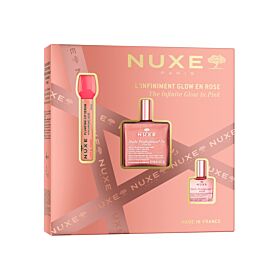 Nuxe set Glow: HP Or Florale 50ml + Very Rose Siero labbra 8ml + HP Florale 10ml  - Parafarmacia Mostacciano