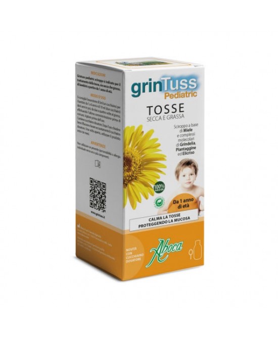 GRINTUSS PEDIATRIC SCIROPPO 180 G - Parafarmacia Mostacciano