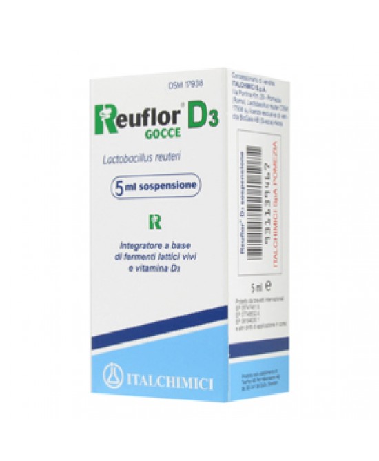 REUFLOR D3 GOCCE 5 ML - Parafarmacia Mostacciano