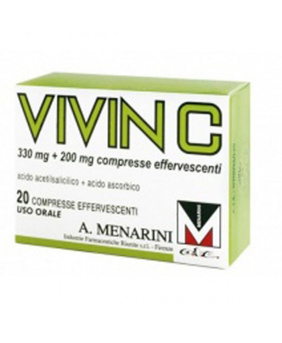 VIVIN C*20CPR EFF 330MG+200MG - Parafarmacia Mostacciano