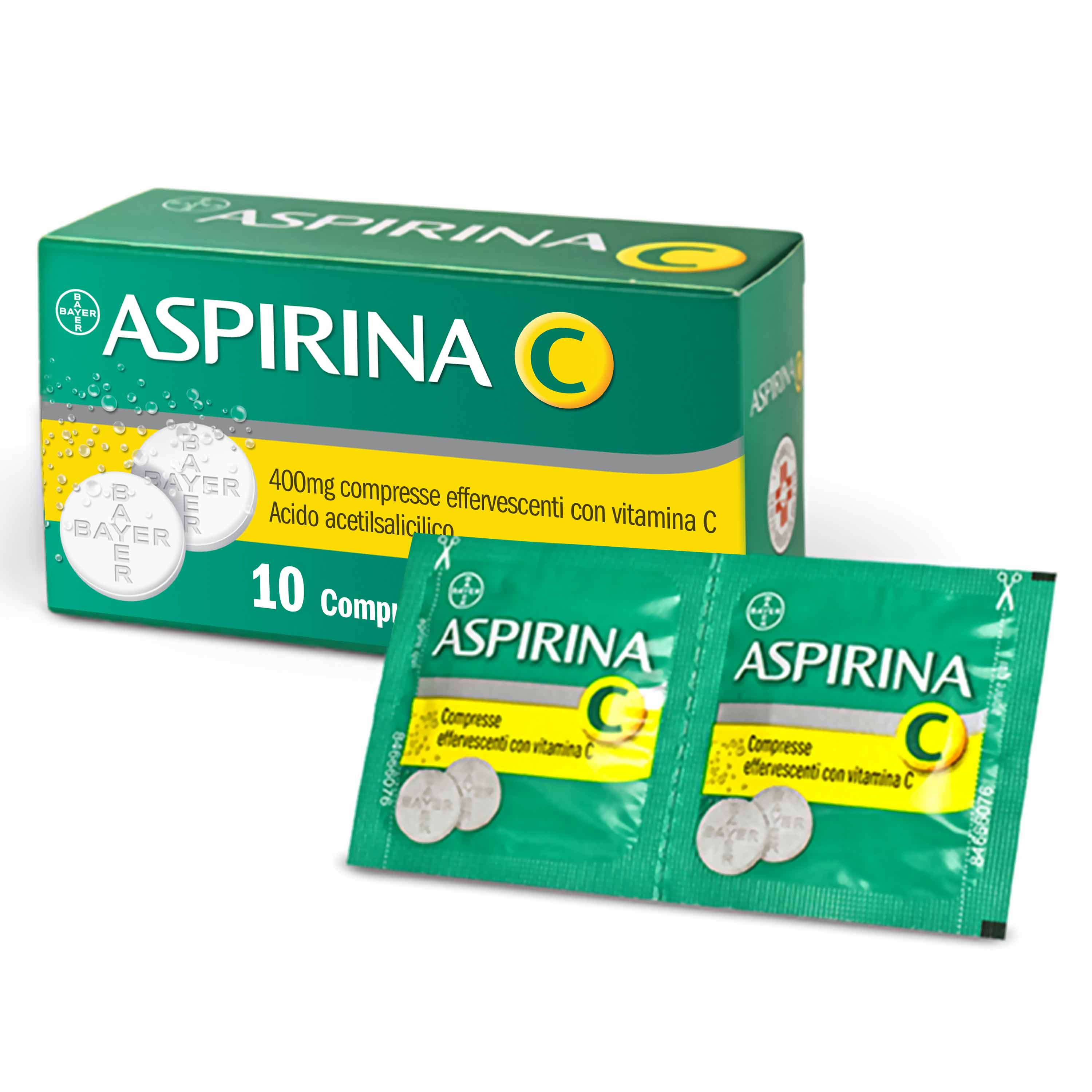 ASPIRINA C*10CPR EFF 400+240MG - Parafarmacia Mostacciano