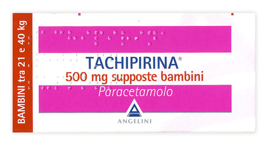 TACHIPIRINA*BB 10SUPP 500MG - Parafarmacia Mostacciano
