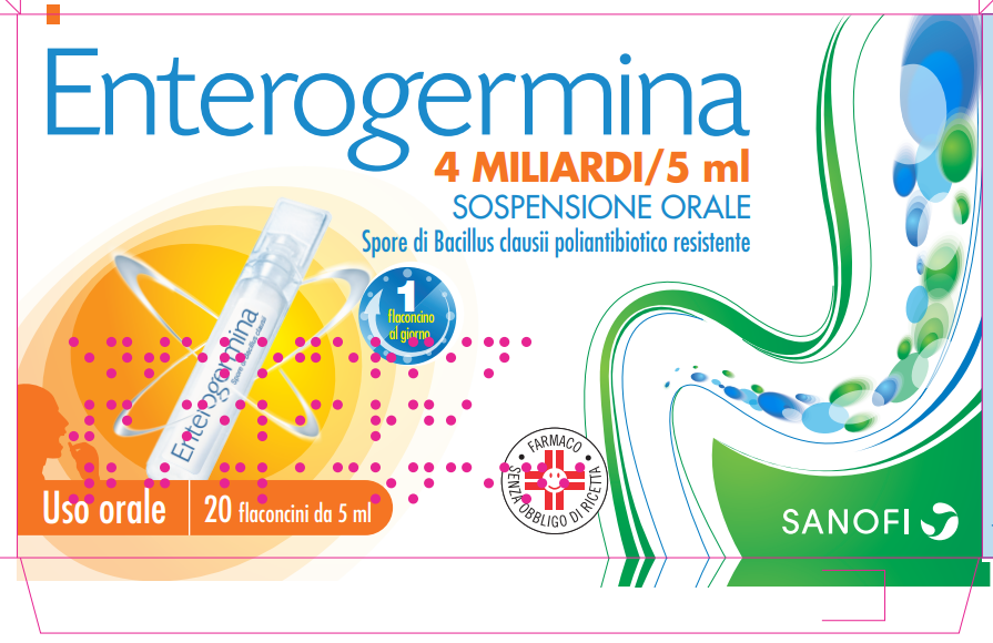 ENTEROGERMINA*OS 20FL 4MLD 5ML - Parafarmacia Mostacciano
