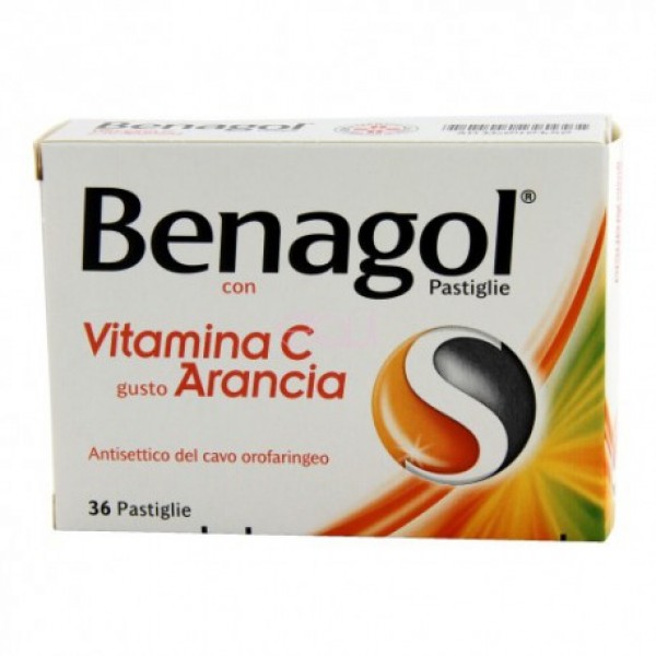 BENAGOL VIT C*36PAST ARANCIA - Parafarmacia Mostacciano