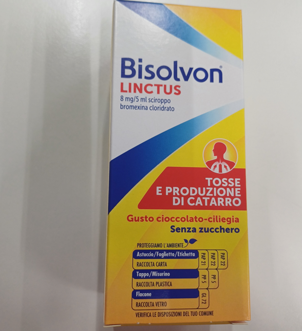 BISOLVON*SCIR FL 200ML 8MG/5ML - Parafarmacia Mostacciano