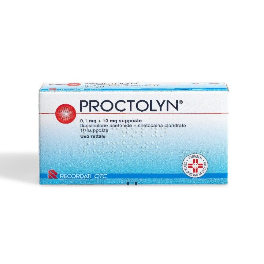 PROCTOLYN*10SUPP 0,1MG+10MG - Parafarmacia Mostacciano
