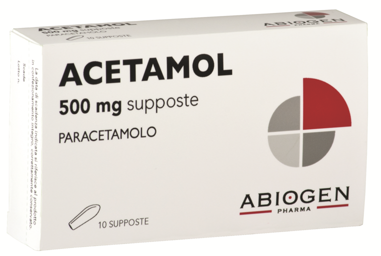 ACETAMOL*10SUPP 500MG - Parafarmacia Mostacciano