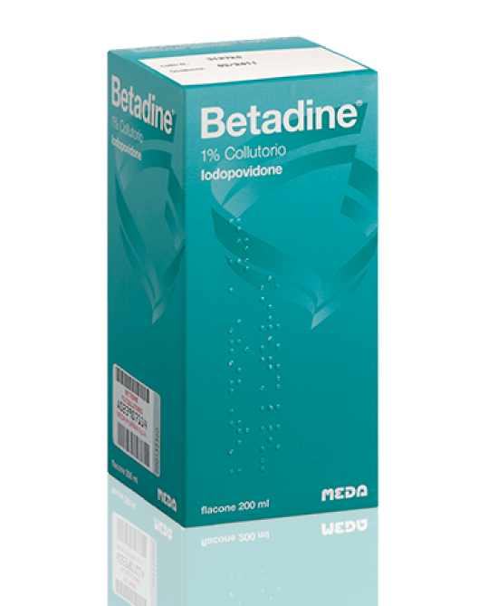 BETADINE*COLLUT FL 200ML 1% - Parafarmacia Mostacciano