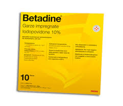 BETADINE*10GARZE IMPREGN 10x10 - Parafarmacia Mostacciano