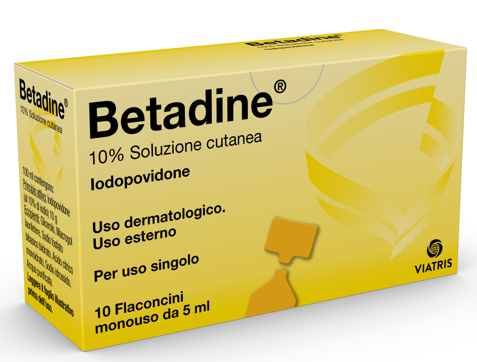 BETADINE*SOL CUT 10FL 5ML 10% - Parafarmacia Mostacciano