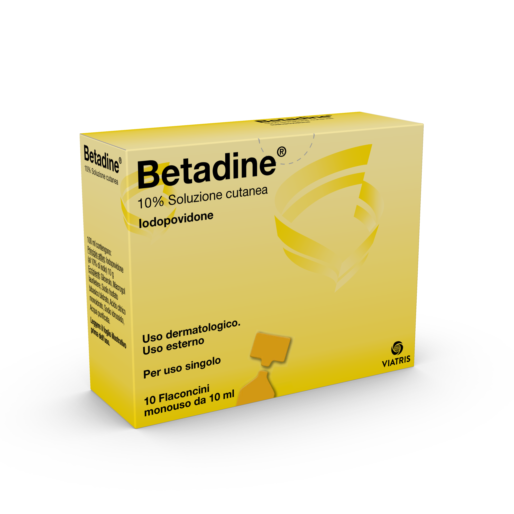 BETADINE*SOL CUT 10FL 10ML 10% - Parafarmacia Mostacciano