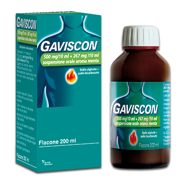 GAVISCON*OS 500+267MG/10ML MEN - Parafarmacia Mostacciano
