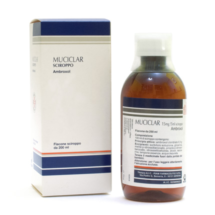 MUCICLAR*SCIR 200ML 15MG/5ML - Parafarmacia Mostacciano