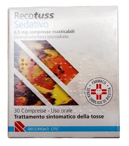 RECOTUSS SEDAT*30CPR MAST6,5MG - Parafarmacia Mostacciano
