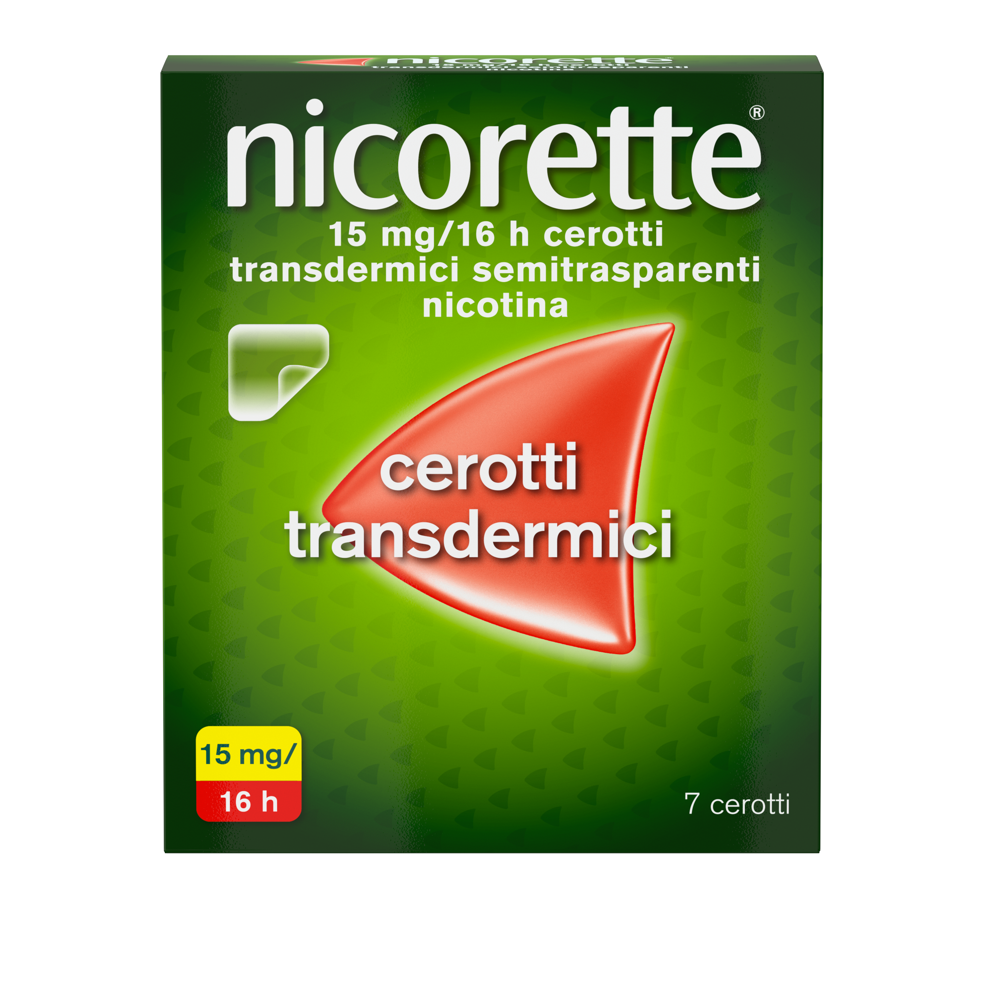 NICORETTE*7CER TRANSD 15MG/16H - Parafarmacia Mostacciano