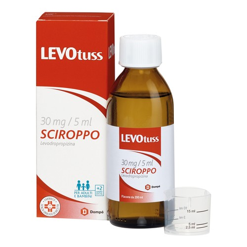 LEVOTUSS*SCIR 200ML 30MG/5ML - Parafarmacia Mostacciano
