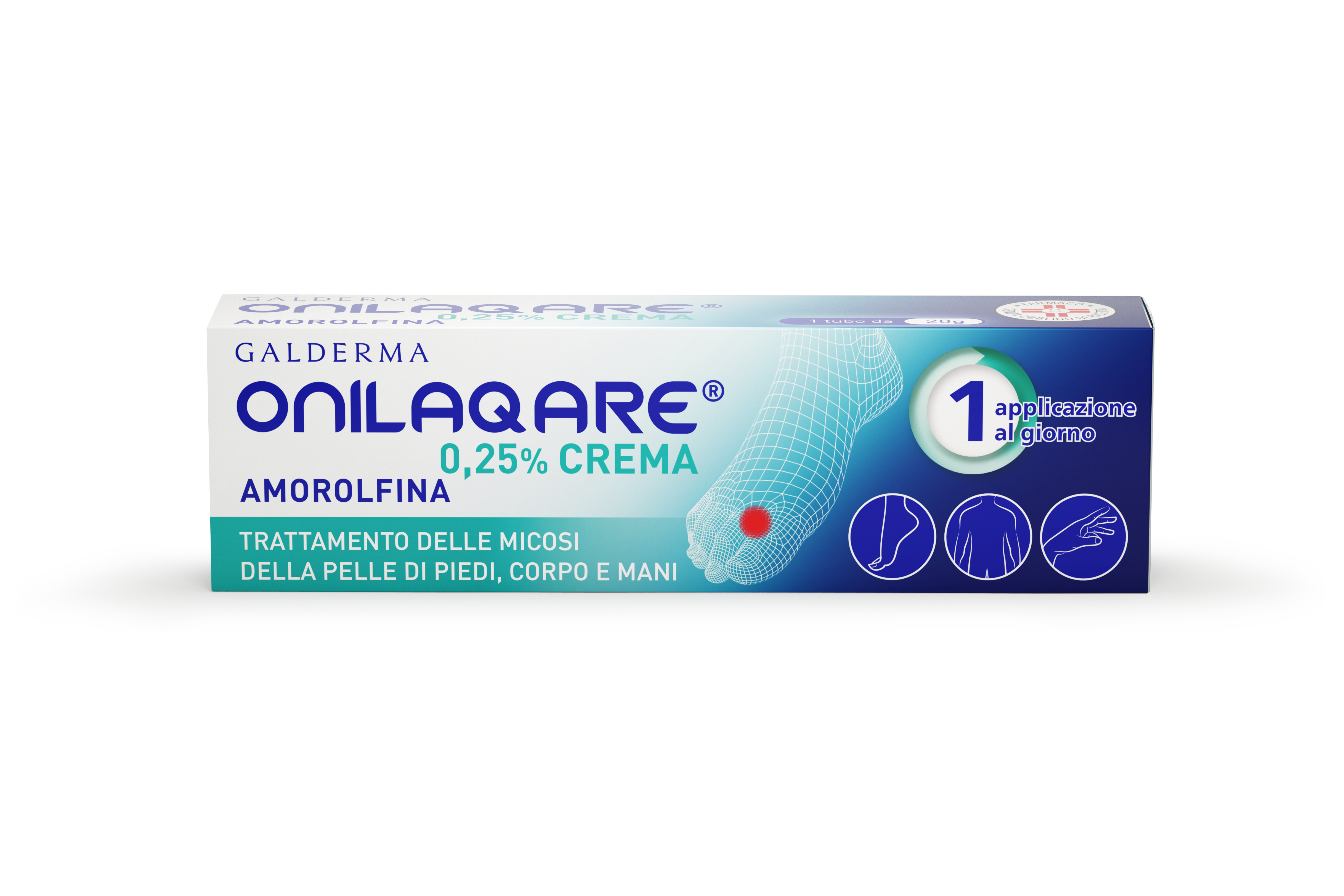 ONILAQARE*DERM CREMA 20G 0,25% - Parafarmacia Mostacciano