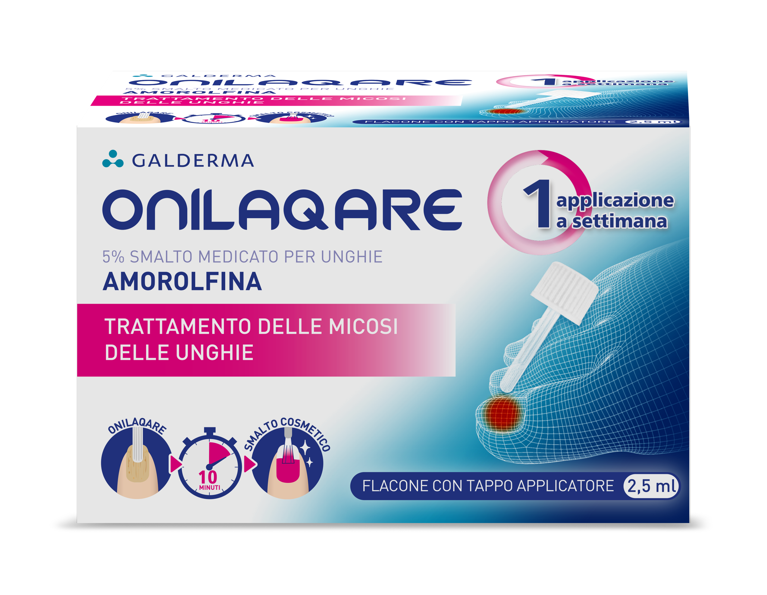 ONILAQARE*SMALTO UNGHIE 2,5ML - Parafarmacia Mostacciano