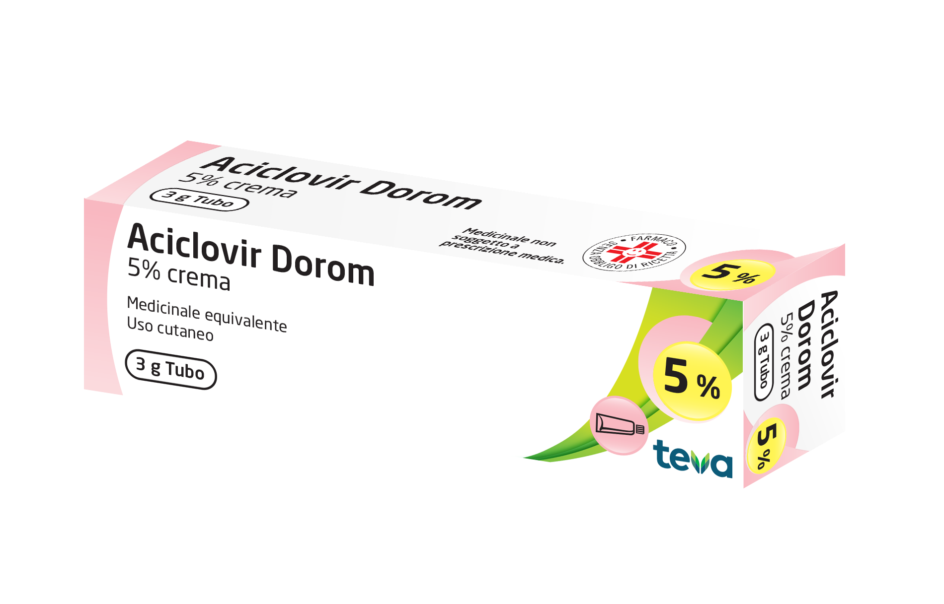 ACICLOVIR DOROM*CREMA 3G 5% - Parafarmacia Mostacciano