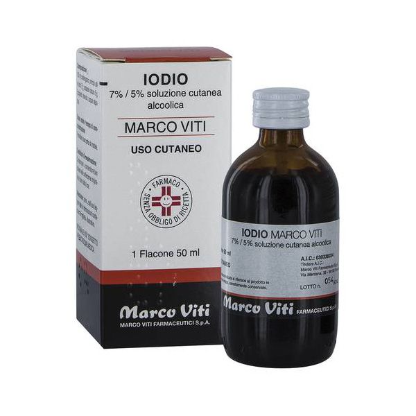 IODIO SOL ALCO I MV*50ML - Parafarmacia Mostacciano