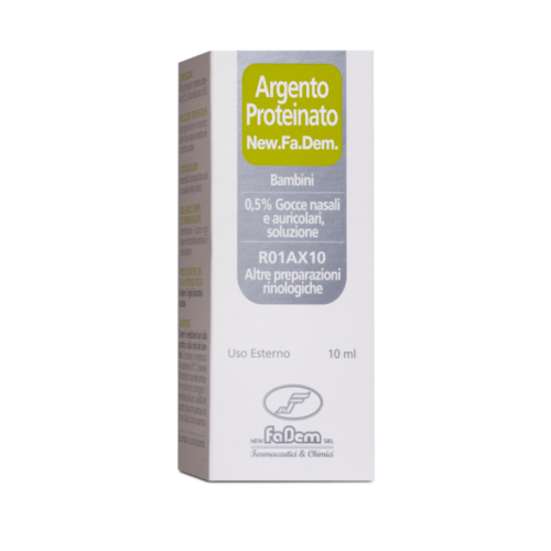 ARGENTO PROTEINATO*0,5% 10ML - Parafarmacia Mostacciano