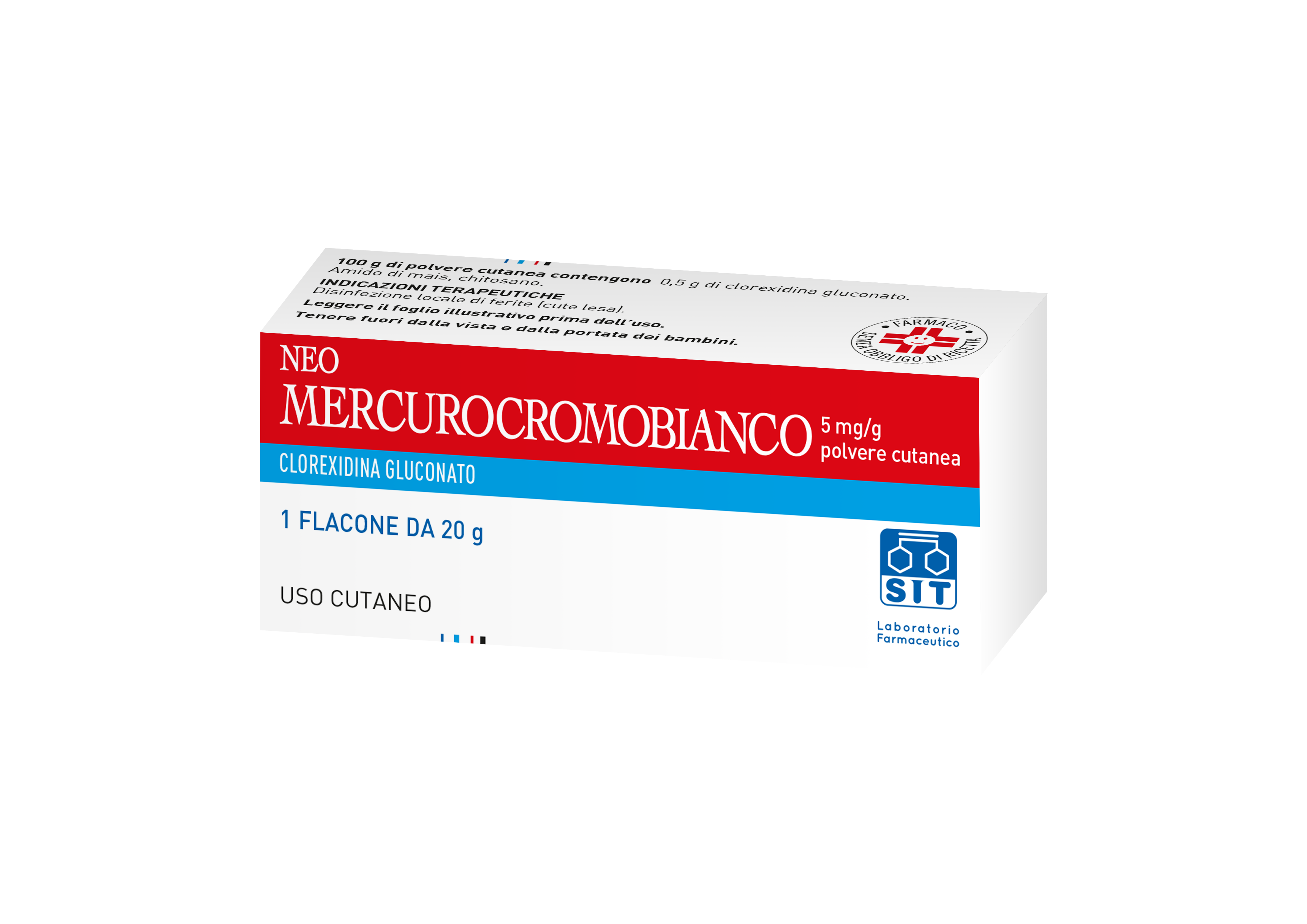NEOMERCUROCROMO BIANCO*POLV20G - Parafarmacia Mostacciano