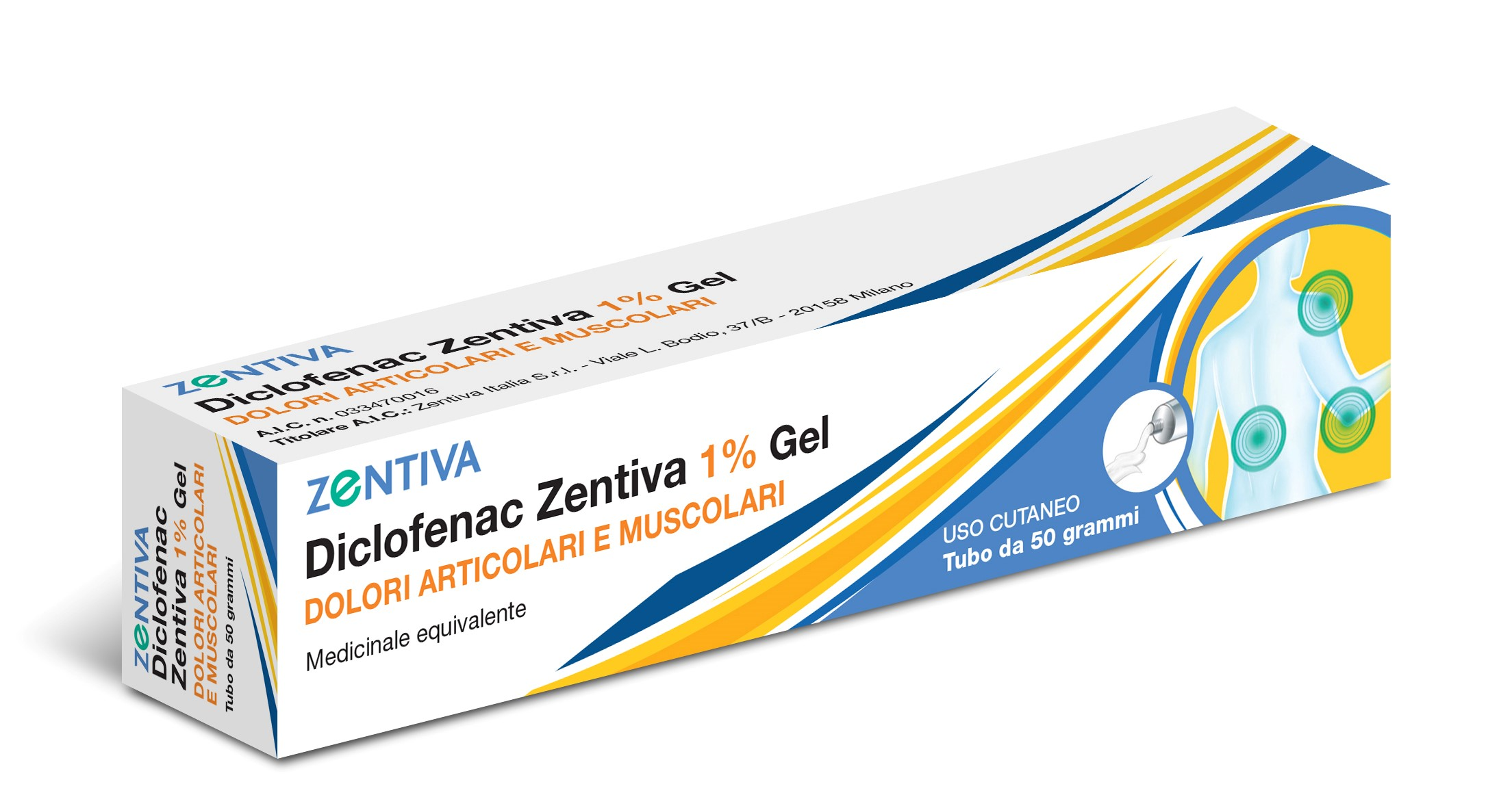 DICLOFENAC ZENTIVA*GEL 50G 1% - Parafarmacia Mostacciano