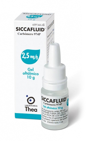 SICCAFLUID*GEL OFT 10G 2,5MG/G - Parafarmacia Mostacciano