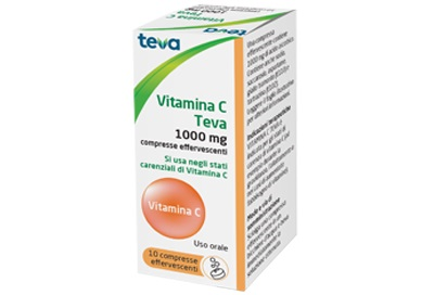 VITAMINA C TEVA*10CPR EFF 1G - Parafarmacia Mostacciano