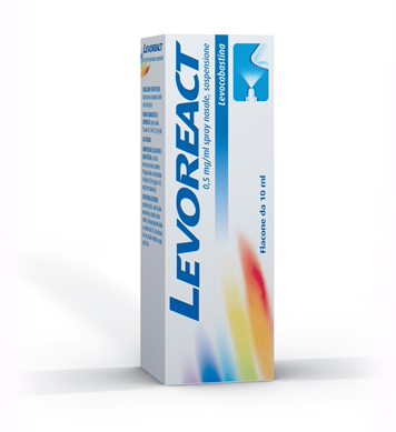 LEVOREACT*SPRAY NAS 10ML 0,5MG - Parafarmacia Mostacciano