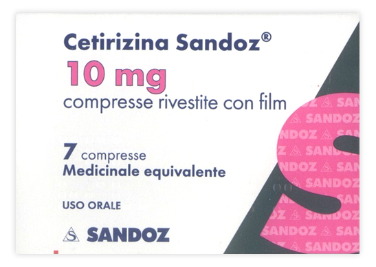 CETIRIZINA SAND*7CPR RIV 10MG - Parafarmacia Mostacciano