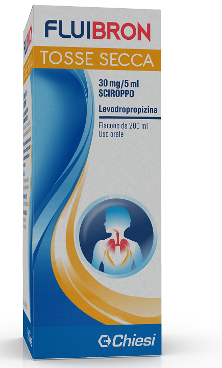 FLUIBRON TOSSE SECCA*SCIR200ML - Parafarmacia Mostacciano