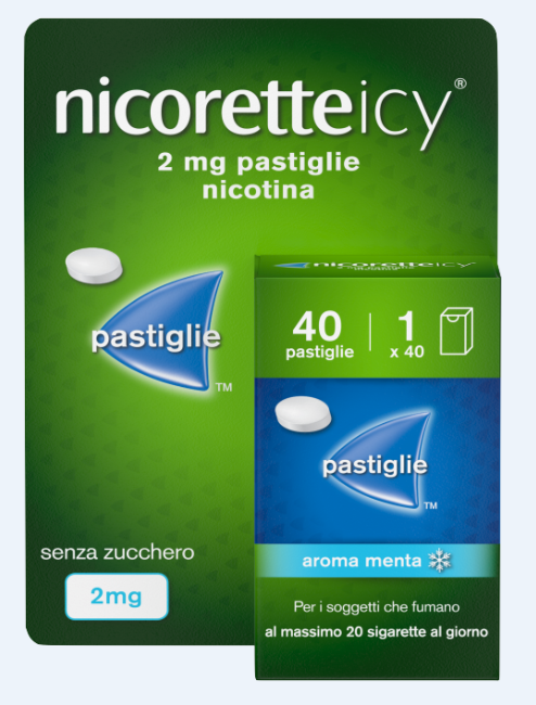 NICORETTEICY*40PAST 2MG - Parafarmacia Mostacciano
