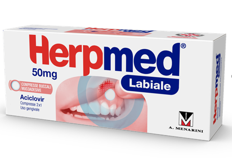HERPMED LABIALE*2CPR BUCC 50MG - Parafarmacia Mostacciano