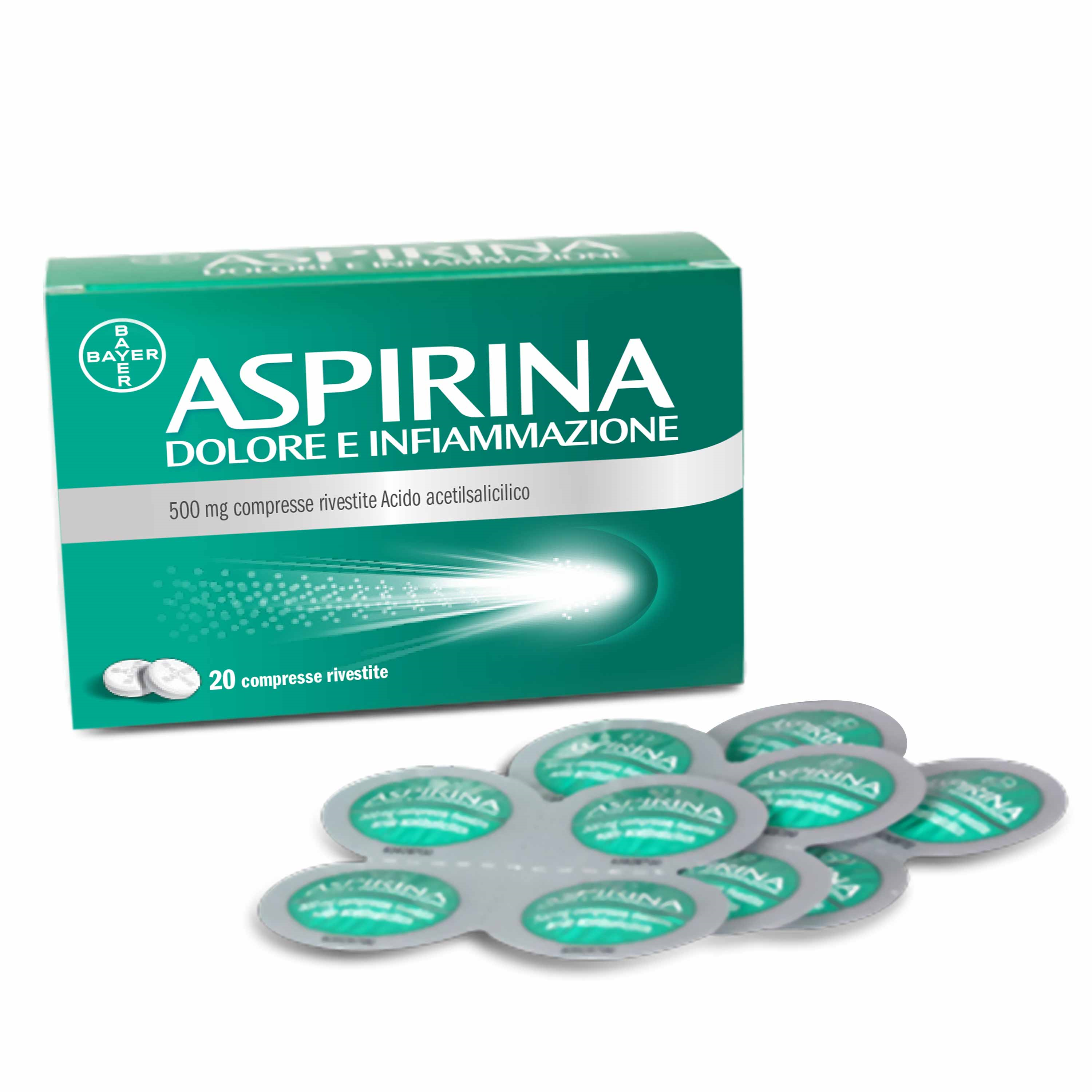 ASPIRINA DOLORE INF*20CPR500MG - Parafarmacia Mostacciano