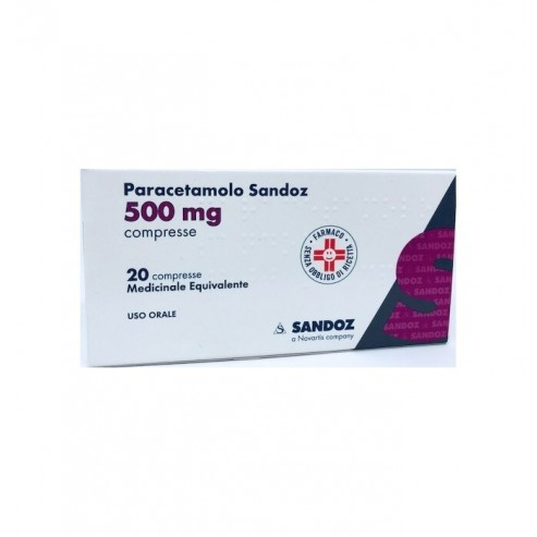 PARACETAMOLO SAND*20CPR 500MG - Parafarmacia Mostacciano