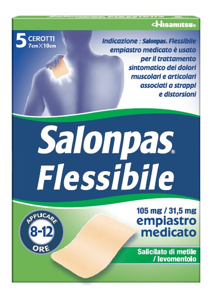 SALONPAS FLESSIBILE*5CER7x10CM - Parafarmacia Mostacciano