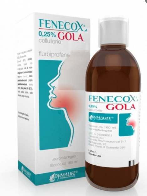 FENECOX GOLA*COLLUT 160ML0,25% - Parafarmacia Mostacciano