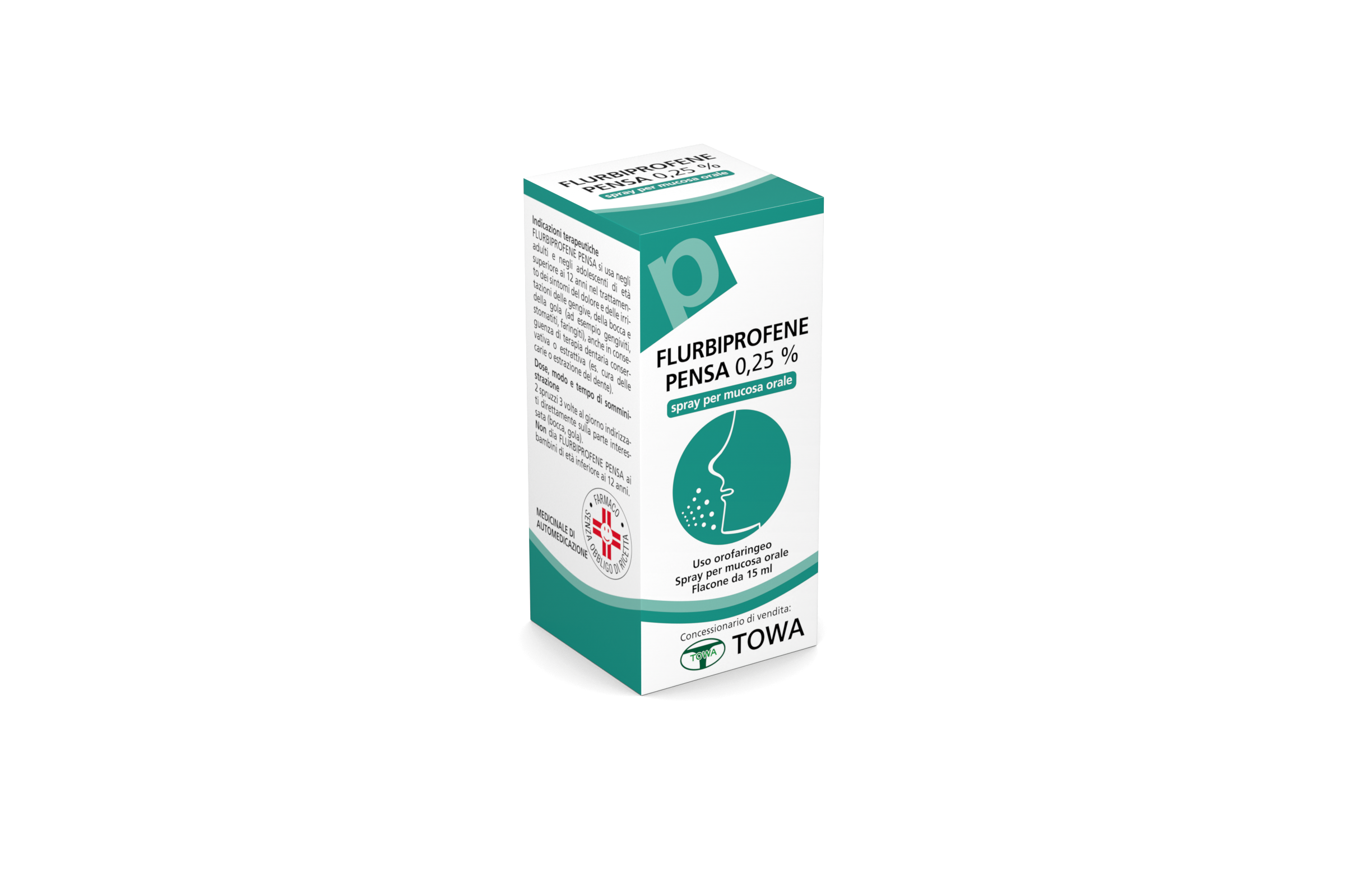 FLURBIPROFENE PE*OS SPRAY 15ML - Parafarmacia Mostacciano