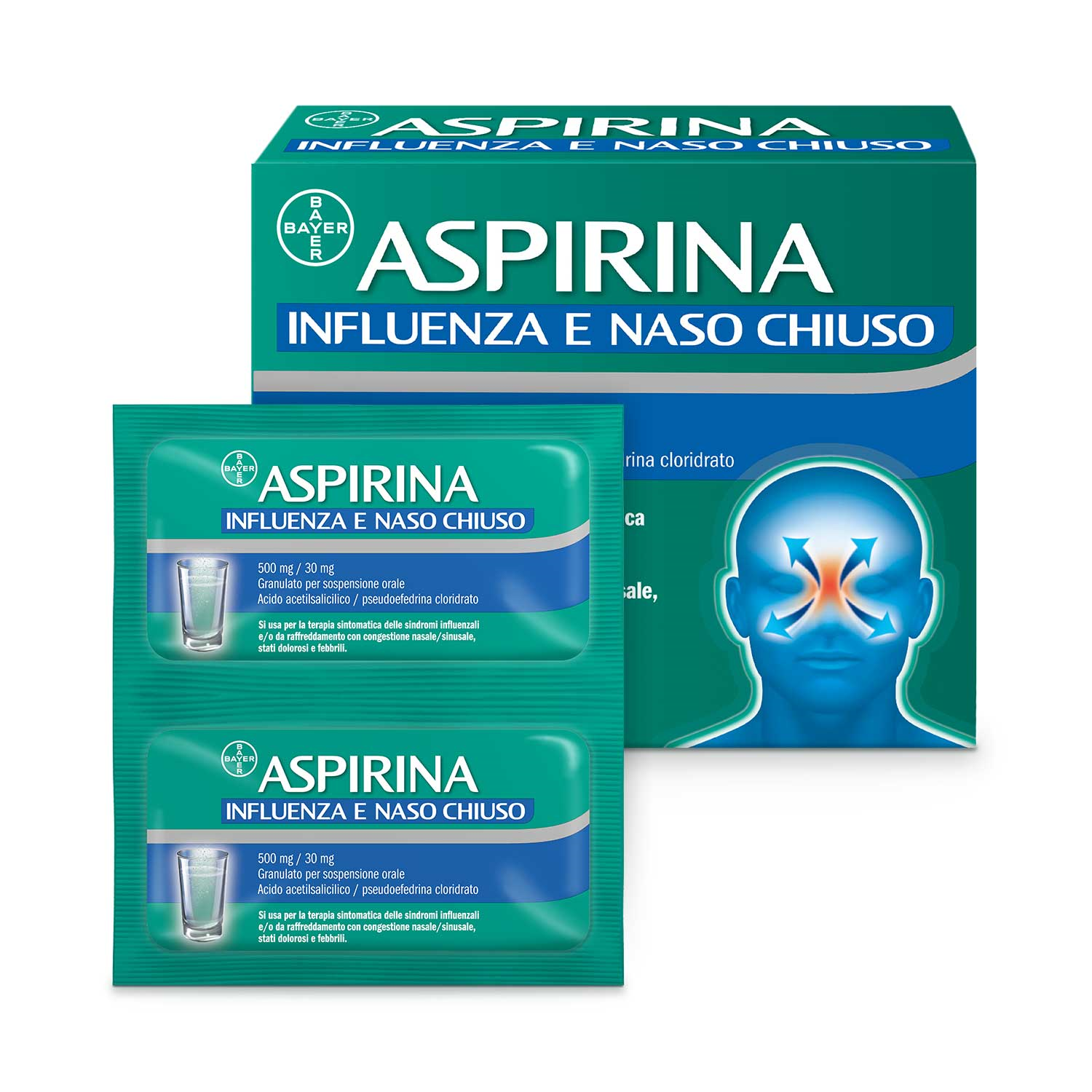 ASPIRINA INFLUENZA E NASO C*20 - Parafarmacia Mostacciano