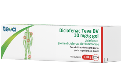 DICLOFENAC TEVA*GEL120G 10MG/G - Parafarmacia Mostacciano