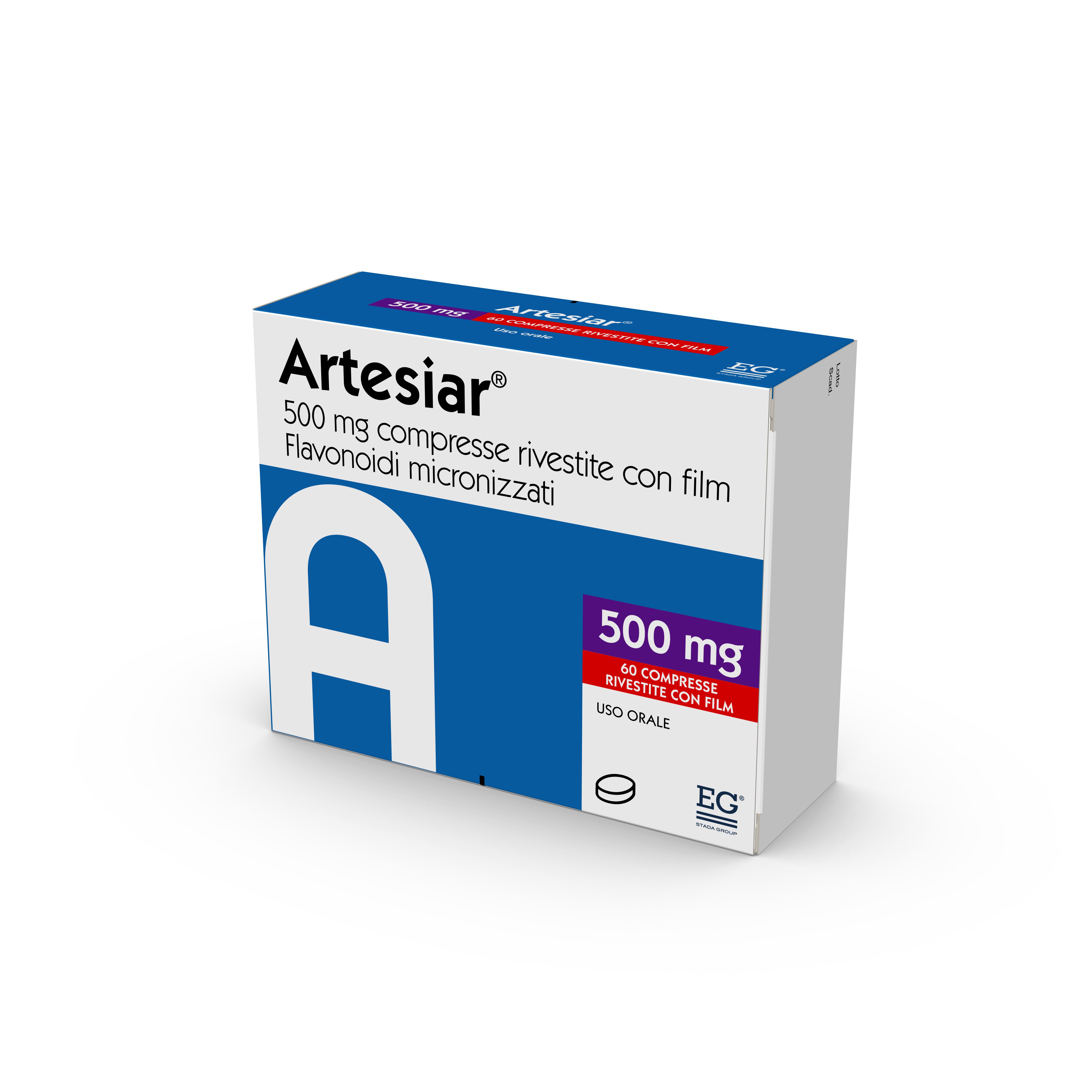 ARTESIAR*60CPR RIV 500MG - Parafarmacia Mostacciano