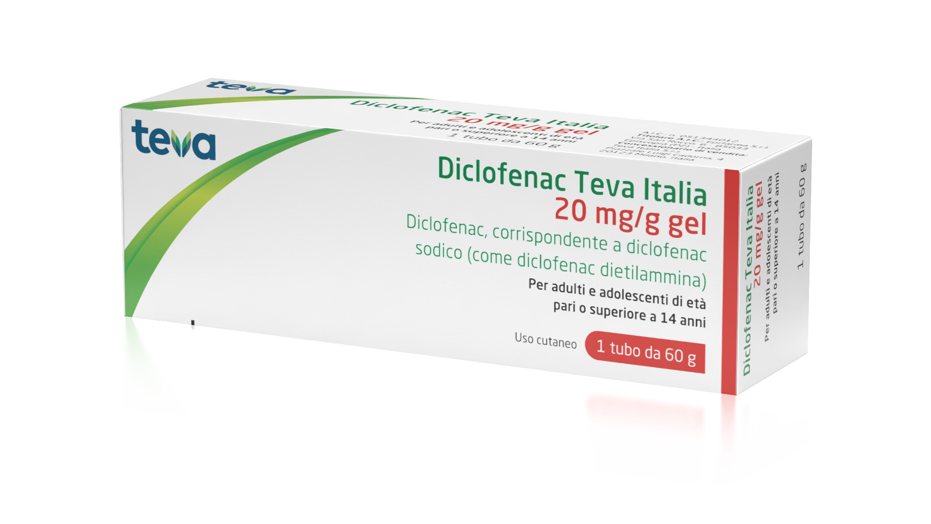 DICLOFENAC TE*GEL 60G 20MG/G - Parafarmacia Mostacciano