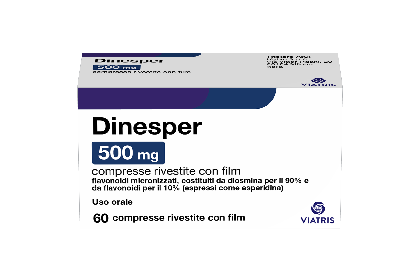 DINESPER*60CPR RIV 500MG - Parafarmacia Mostacciano