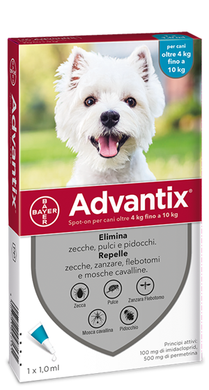 ADVANTIX SPOT ON*1PIP 4-10KG - Parafarmacia Mostacciano