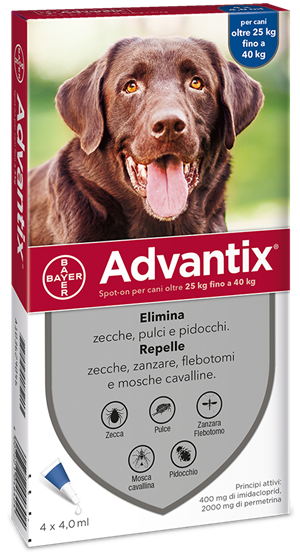 ADVANTIX SPOT ON*4PIP 25-40KG - Parafarmacia Mostacciano